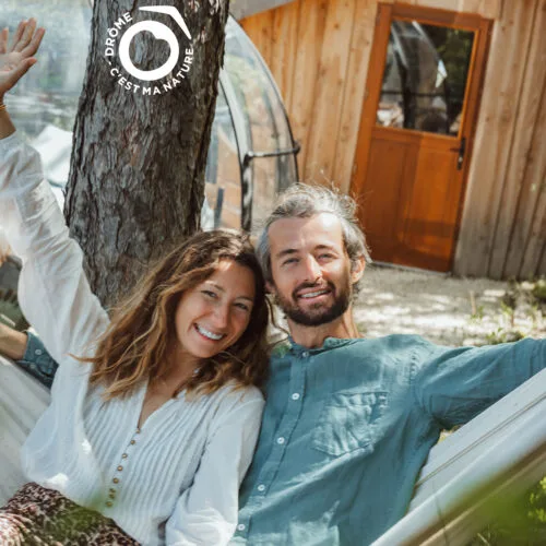 Emilie et Vincent vos hôtes Bulles d'Olive