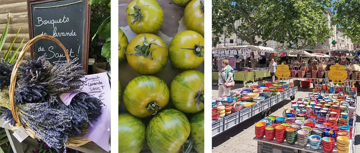 Marché provençale de Nyons Que faire à Nyons : le marché du jeudi matin